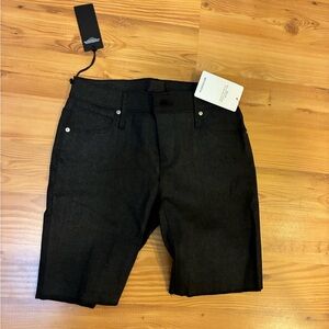 RtA Dark Denim women’s sparkle  Jean Shorts Bermuda NWT Sz 26